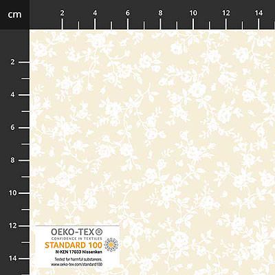 Neutral Notes Fabric: Trailing Roses Cream (per 1/4 metre)