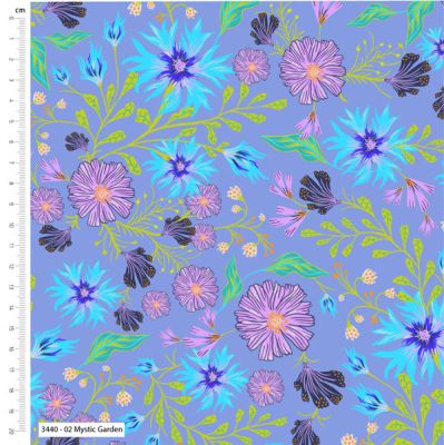 Dragonflies Fabric: Mystic Garden