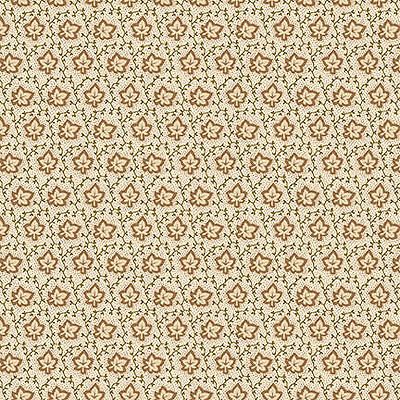 Hello Fall Fabric: Oak Leaf Cream (per 1/4 metre)