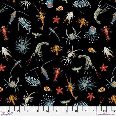 Mariana fabric: Plankton Party (per 1/4 metre)