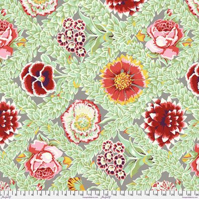 Kaffe Fassett Fabric Flower Lattice Leafy (per 1/4 metre)