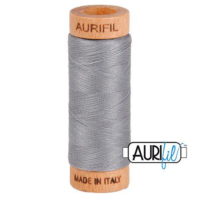 Aurifil 80 Cotton Thread 2605 Grey 274m