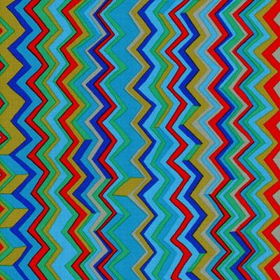 Brandon Mably Fabric Zig Zag Cool (per 1/4 metre)