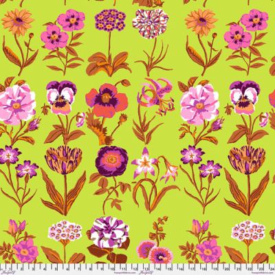 Kaffe Fassett Collective Flower Studies Fabric, Lime