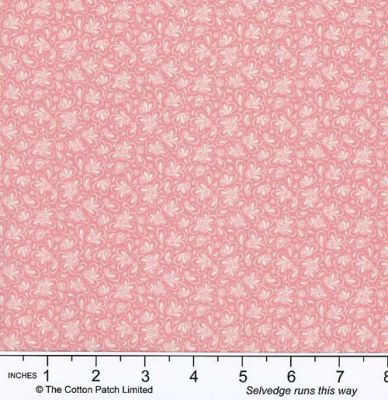 Whimsy Fabric: Mod Swoop, Pink