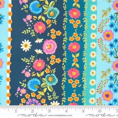 Vintage Soul fabric Moda: Floral Embroidery Horizon