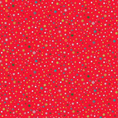 Christmas Brights fabric: Starlight Red