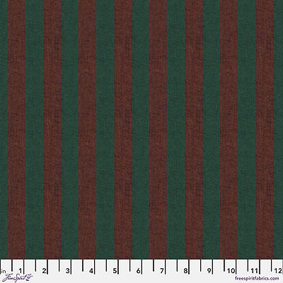 Kaffe Fassett Fabric: Shot Cotton Stripes Wide Russett (per 1/4 metre)