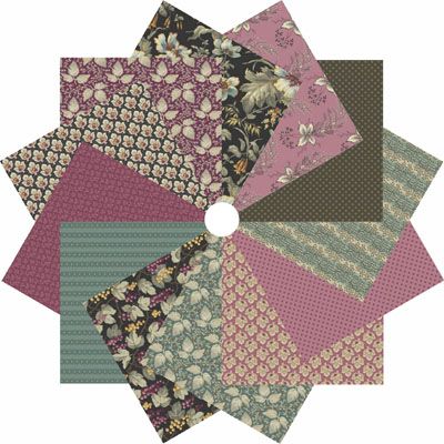 English Garden Darks Fat Quarter Bundle