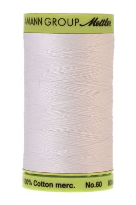 Mettler 60 Cotton Thread 800m 2000 White