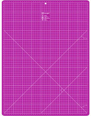 Omnimat A2 Medium Double Sided 18' x 24'  (45x60cm) Pink Rotary Cutting Mat