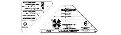 Marti Michell Pineapple Ruler 1/2' Finished Strips