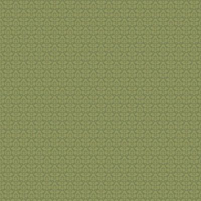 Midnight Meadow fabric: Flower Bud, Green