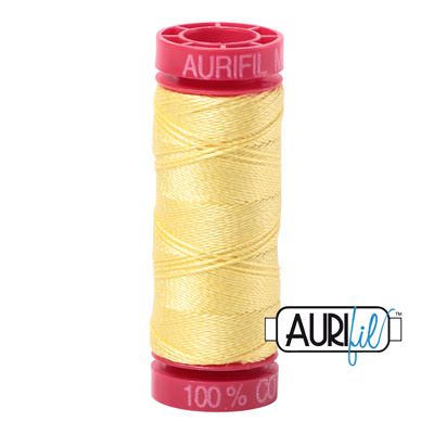 Aurifil 12 Cotton Thread 2115 Lemon