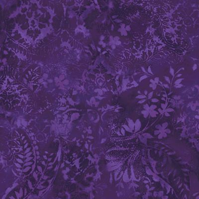 Beautiful Backing: Vintage Damask Purple (per 1/4 metre)