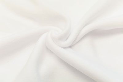 White Anti Pill Fleece Fabric (per 1/4 metre)