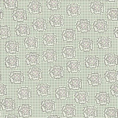 Quilters Basic Harmony: Floating Flowers Mist (per 1/4 metre)