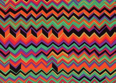 Brandon Mably Fabric Zig Zag Jade (per 1/4 metre)