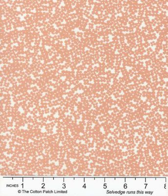 Juliette fabric, Tiny Floral, Light Coral