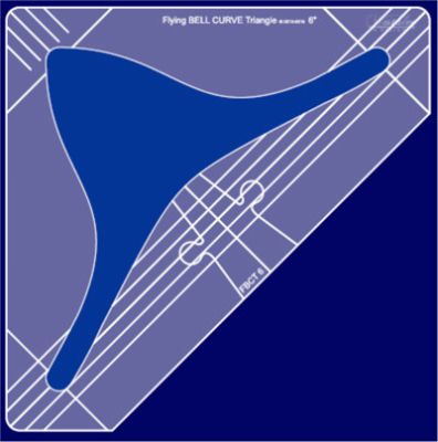 Westalee Ruler Flying Bell Curve Triangle 6'  High Shank