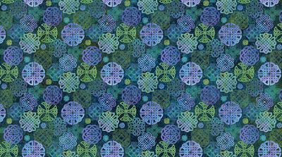 Celtic Roots fabric: Celtic Knots and Crosses (per 1/4 metre)