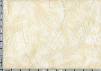 Beautiful Backing: Go With the Flow in Light Cream (per 1/4 metre)