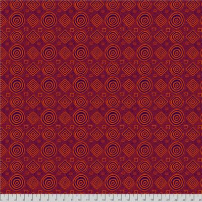 Brandon Mably Fabric Good Vibrations Purple (per 1/4 metre)