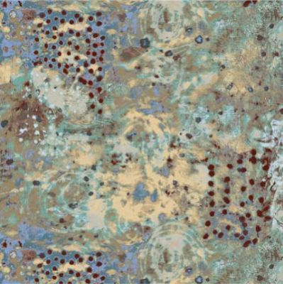 Marcia Derse Fabric: Spotted Graffiti Double Bluff