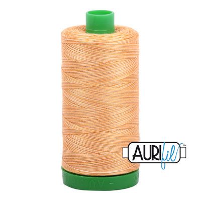 Aurifil 40 Cotton Variegated Thread 4150 Creme Brule