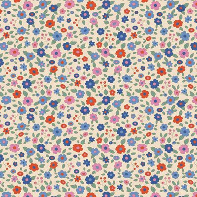 Tilda fabric: Creating Memories Summer Evie Blue