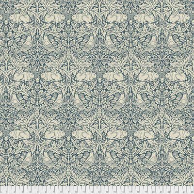 William Morris Standen in Autumn: Brer Rabbit Navy (per 1/4 metre)