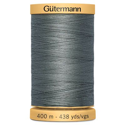 Gutermann Natural Cotton 50 Weight Thread 400m 5705 Rain Grey