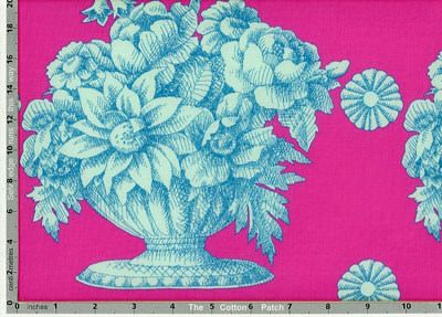 Kaffe Fassett Fabric Stone Flower Pink Panel