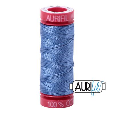 Aurifil 12 Cotton Thread 1128 Light Blue Violet