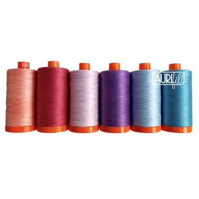 Aurifil 50 Thread Dusk to Dawn Batiks by Monique Jacobs