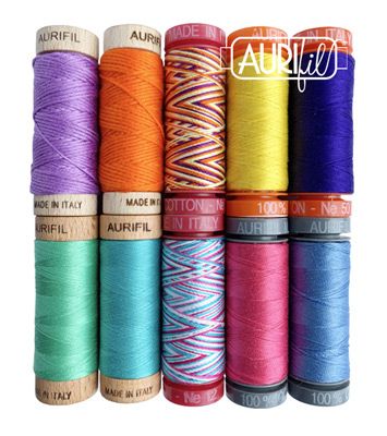 Aurifil Mixed Thread Set Street Art by Chris English