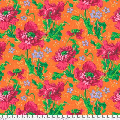 Kaffe Fassett Collective Papaver fabric Red