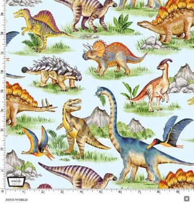 Dinosaurs Dinosaurs fabric: Dino World