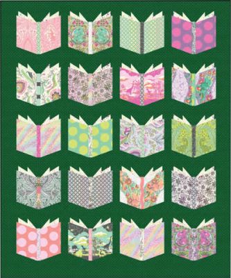 Book Nerd Quilt Pattern by Angela Pingel Designs