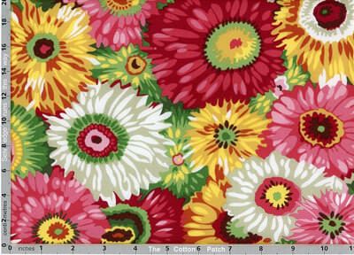 Philip Jacobs Fabric Zany Natural (per 1/4 metre)