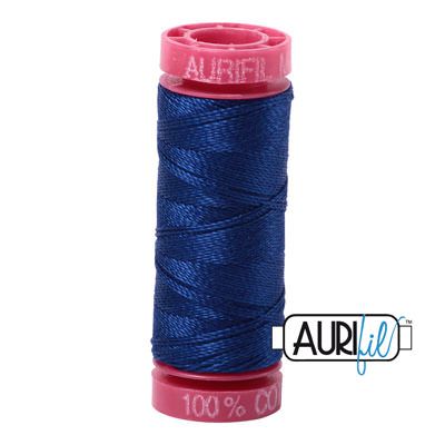 Aurifil 12 Cotton Thread 2780 Dark Delft Blue