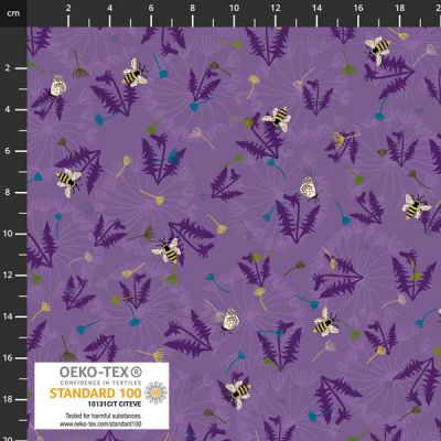 Spread the Seeds fabrics: Dandelion Plant and Bee Lilac