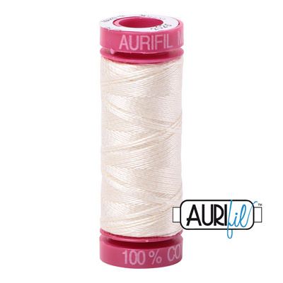 Aurifil 12 Cotton Thread 2026 Chalk