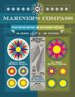 32 Point Mariner's Compass Book and Ruler