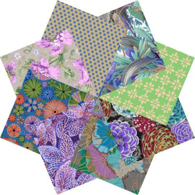 Kaffe Fassett Collective Wisteria Accents Fat Quarter Bundle