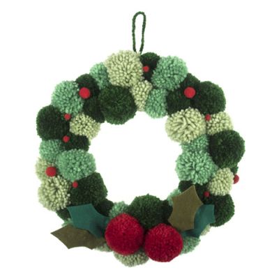 Pom Pom Wreath Kit: Green Pack