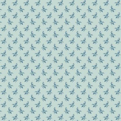 Cocoa Blue fabric: Rosehip Pacific (per 1/4 metre)