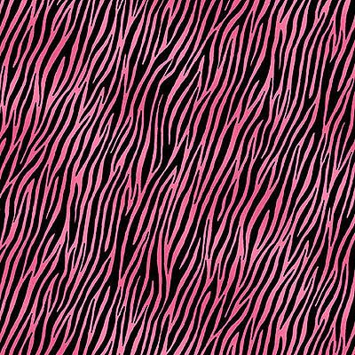 Jewel Tones Animal Prints fabric: Zebra Fuchsia (per 1/4  metre)