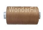 Konfetti Thread: 50wt 3 ply 100% Cotton. 1000m Spool Warm Brown