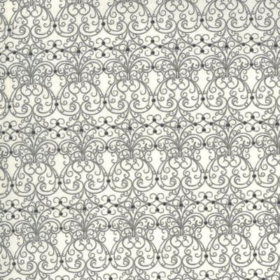 Boudoir fabric: Powder Room Cloud Dancer (per 1/4 metre)